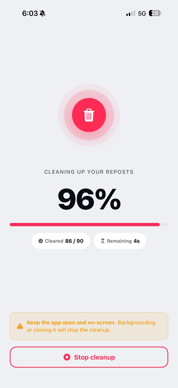 Wipe them in one tap